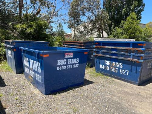 3 and 4 cubic metre skip bins